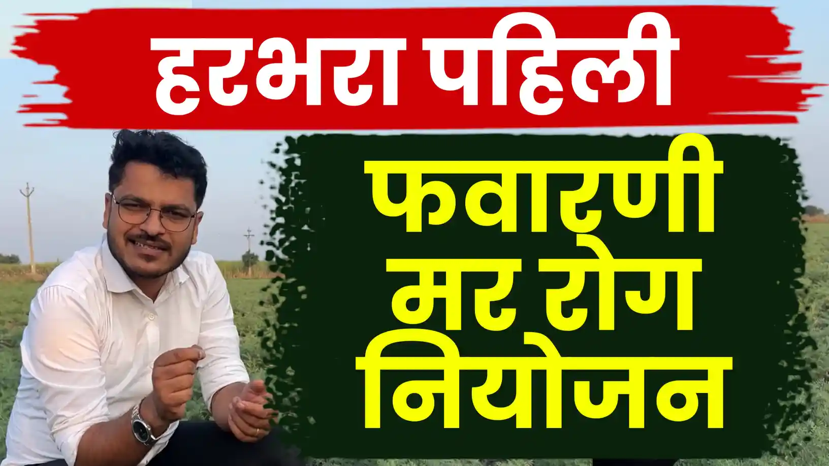 हरभरा पिक पहिली फवारणी